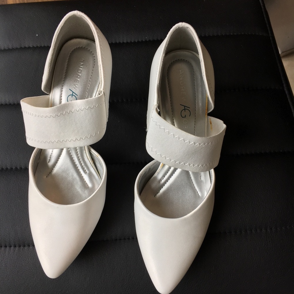 Shoes ANDREW GELLER TIBBY WHITE PUMPS